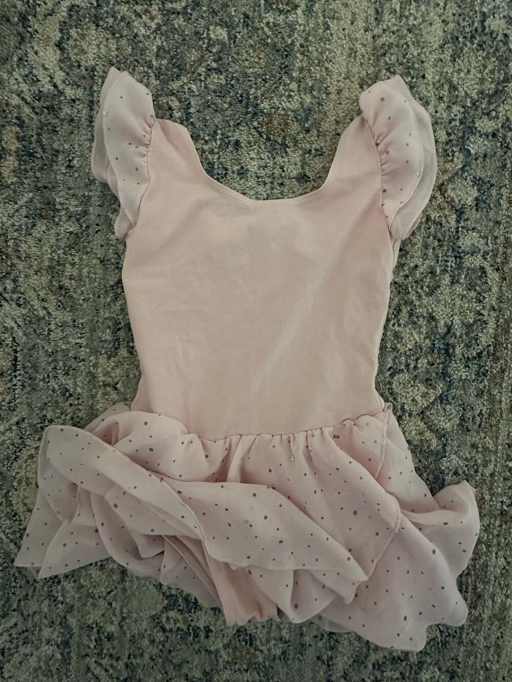 Arshiner Girls Pink Ballet Dress Tutu Sequins Dance Wear With Chiffon Skirt - Picture 3 of 4